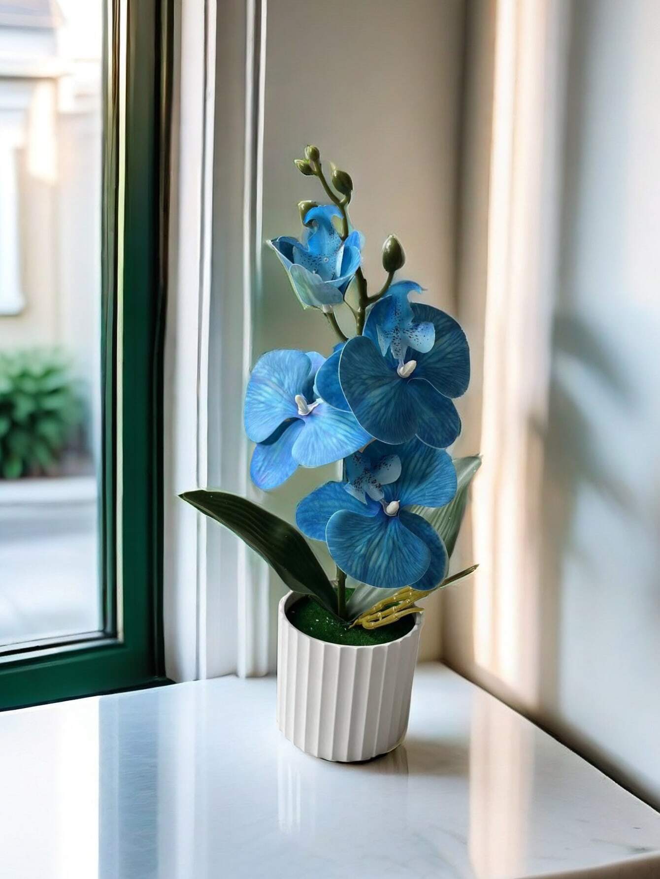 Artificial Butterfly Orchid Plant Potted, Valentine Day, Gift Gifts Birthday Graduation Home Decor Back To School Room Decor School Supplies