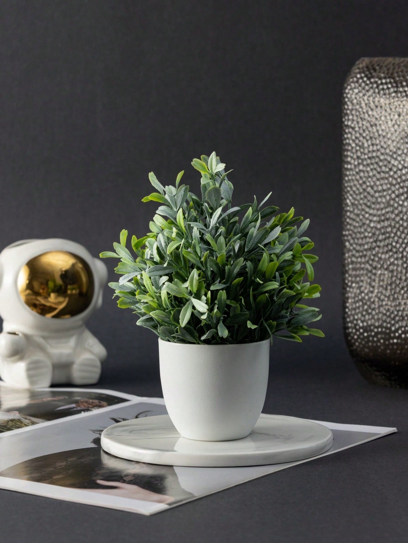 MEHELANY Set Of 4 Fake Plants Green Artificial Small Potted Plants, Simulation Plant Pots Plastic Artificial Pots Mini Imitation Plants Black Pots For Home Indoor Office Dining Table, Farmhouse, Bathroom Decoration, Yard Decor, Gift, Garden Decor, Outdoor